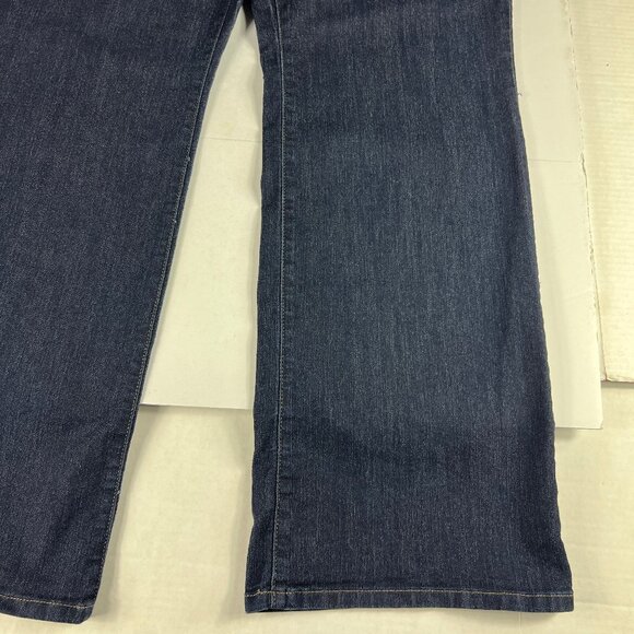 Not Your Daughters Jean Women Plus 39x31* Teresa Trouser Dark Blue Denim Tag 18W - Picture 5 of 16